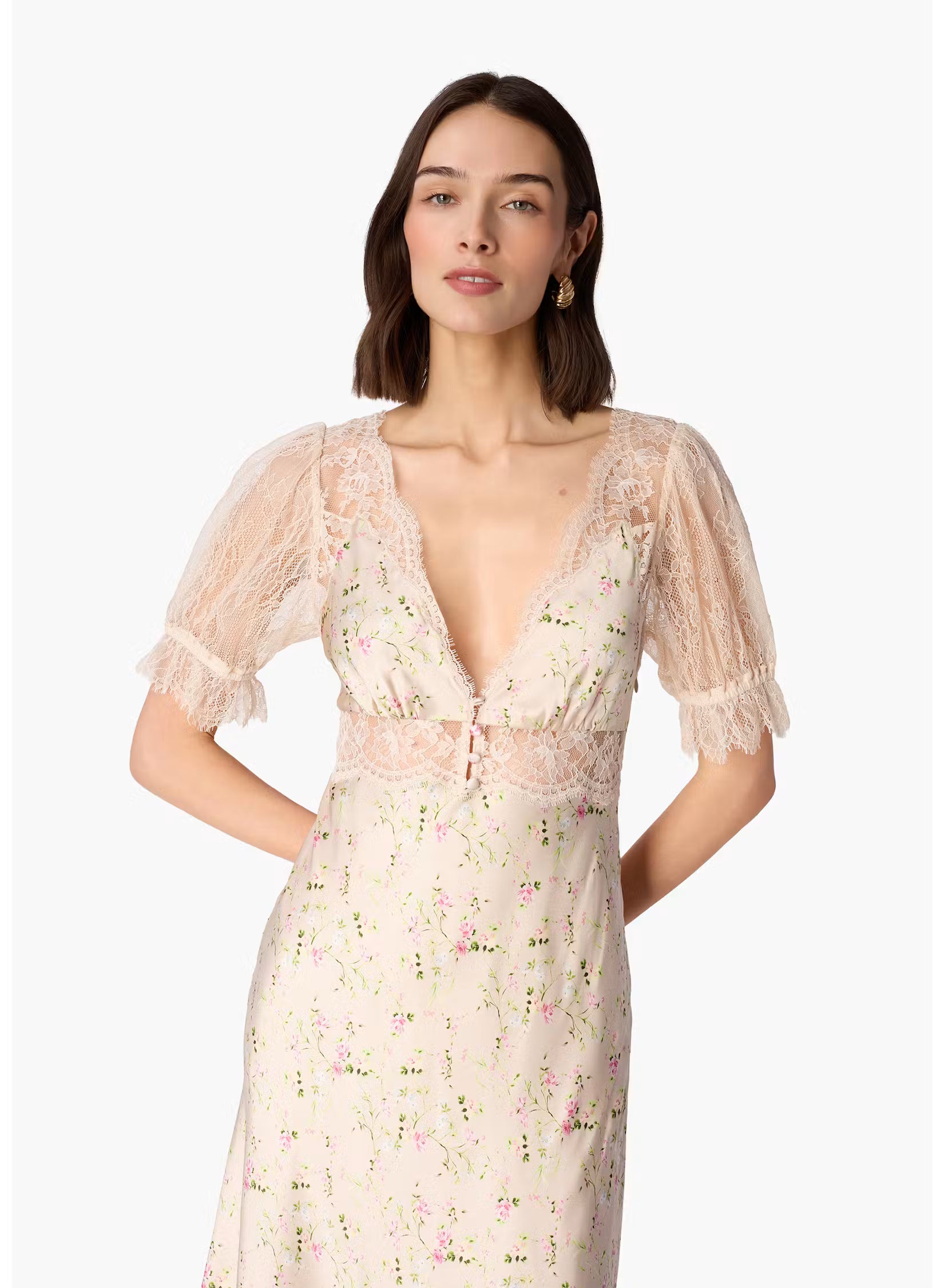 Dinah Silk Midi Dress